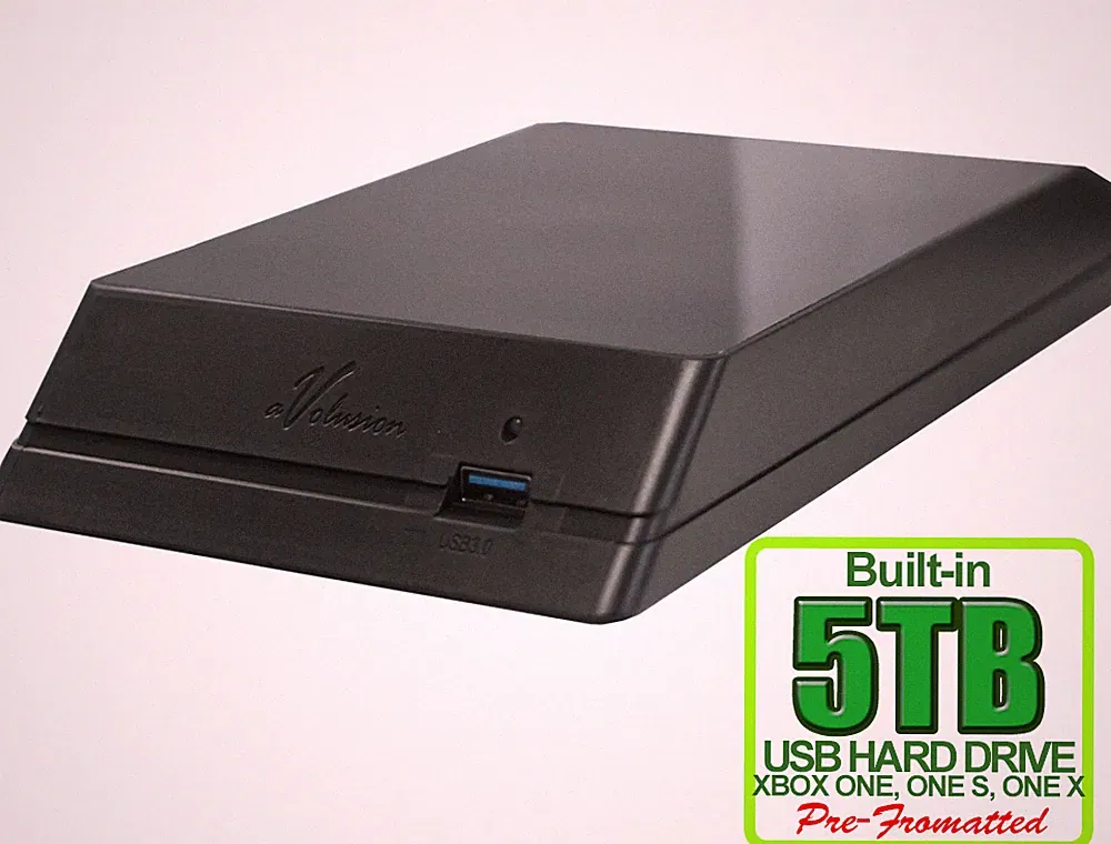 New Avolusion HDDGear 5TB (5000GB) USB 3.0 External XBOX ONE Gaming Hard Drive