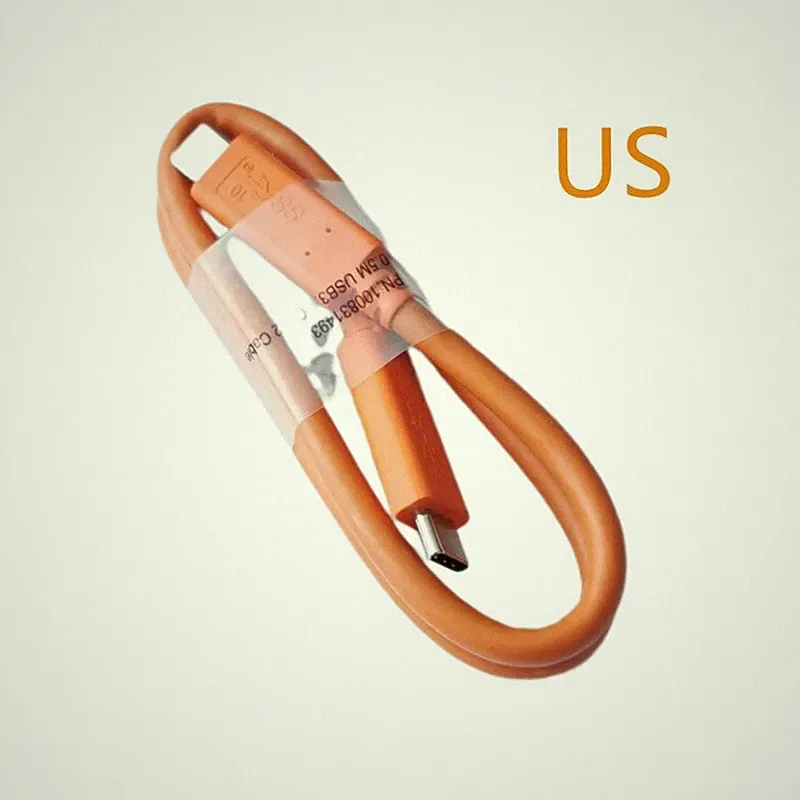 Orange 20in/50cm USB-C to USB-C Type C Cable For LaCie External Hard Drive HDD