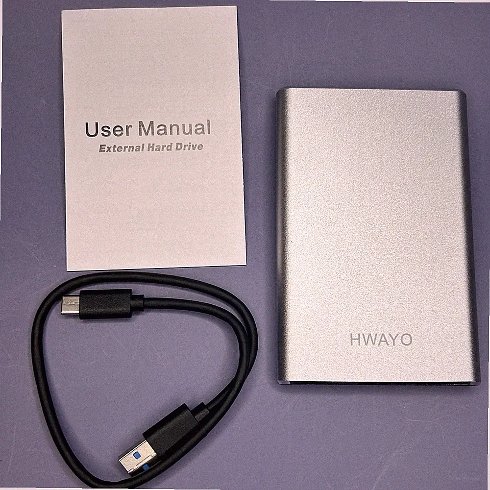 Portable External Hard Drive USB C USB 3.1 Gen1 10Gbps For Windows Mac Xbox
